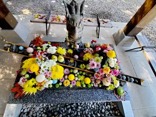 滑川神社 - 仕事と子どもの守り神の手水