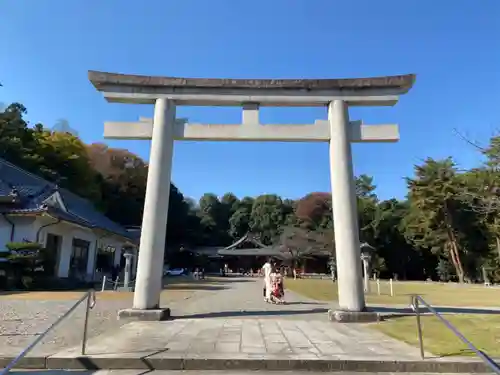 群馬縣護國神社の鳥居