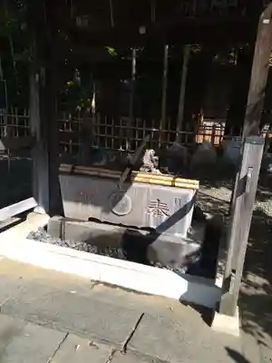 市谷亀岡八幡宮の手水舎