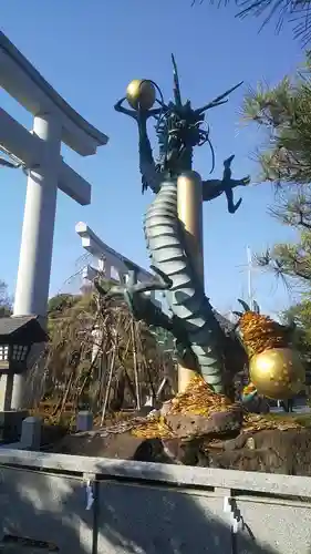 田村神社の狛犬