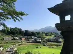 岩井川神社の景色