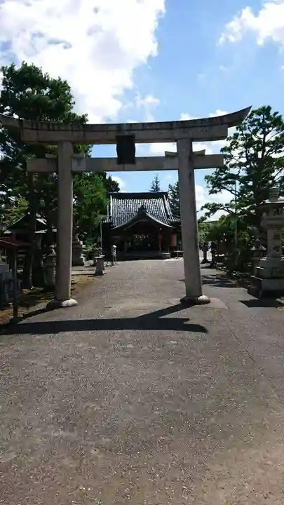 於保多神社の鳥居