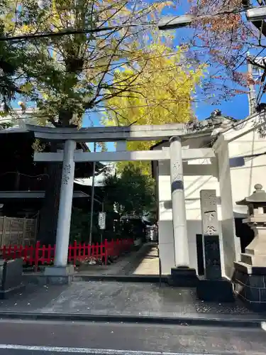 下谷神社の鳥居