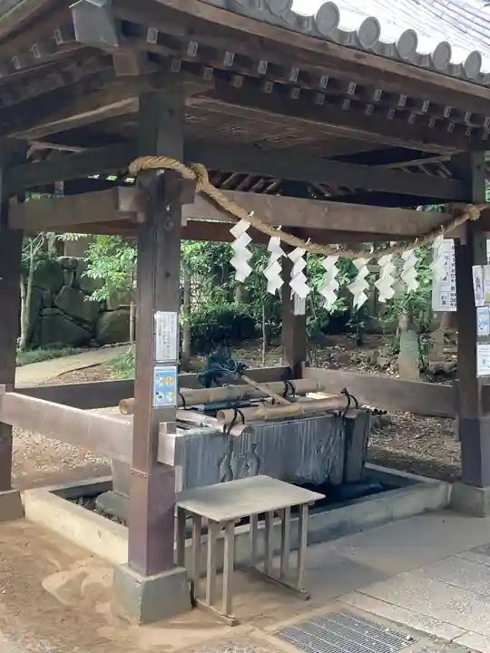 岩槻久伊豆神社の手水舎