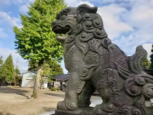 中野神社の狛犬