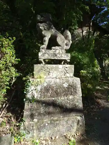 菊池神社の狛犬