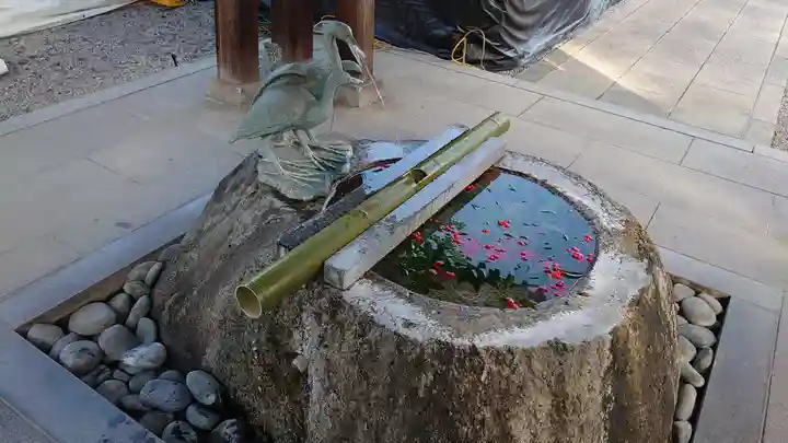 白鷺神社の手水舎