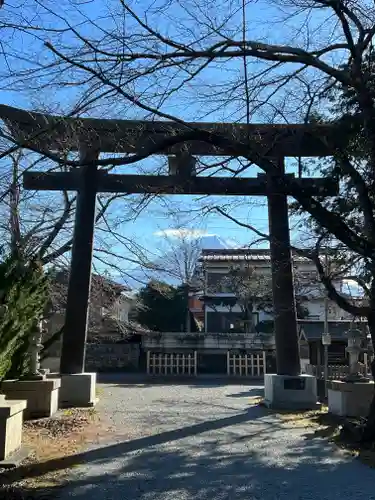 冨士御室浅間神社の鳥居