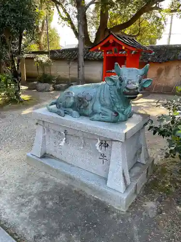 片埜神社の狛犬