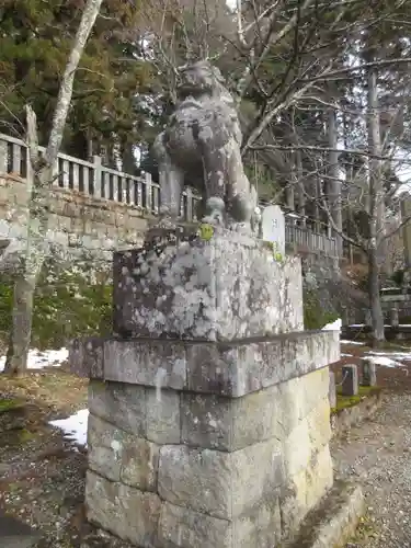 戸隠神社中社の狛犬