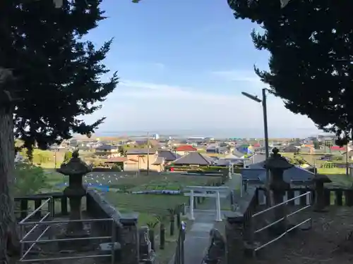 八幡神社の景色