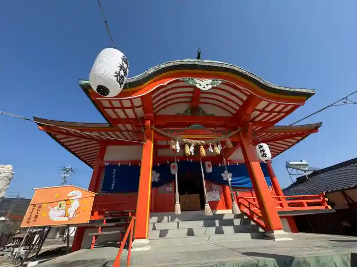 高森天満宮の本殿・本堂