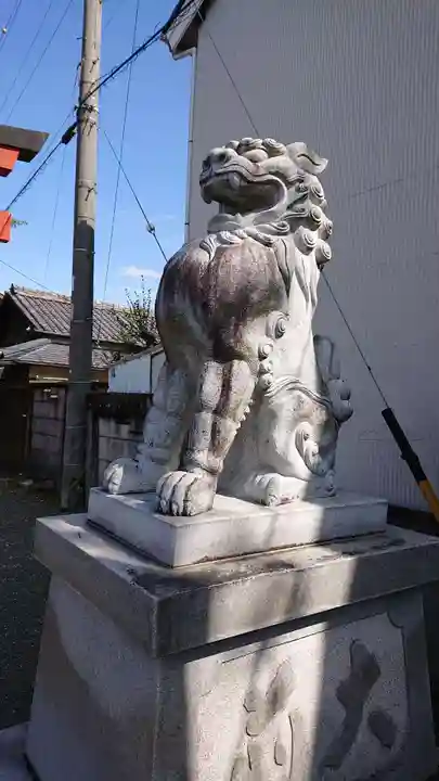 羽田八幡宮の狛犬