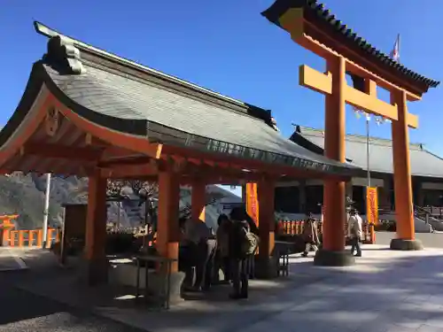 熊野那智大社の手水舎