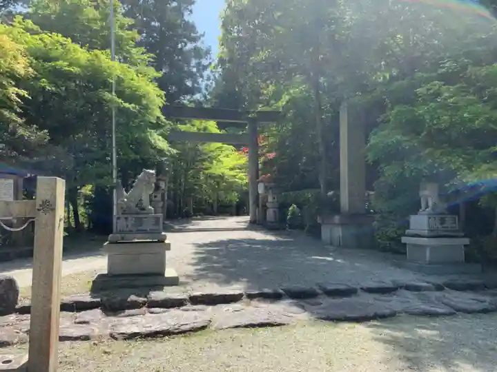 川上山若宮八幡宮の鳥居