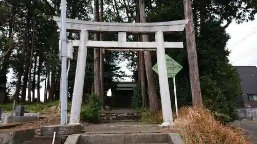 増川八幡宮の鳥居