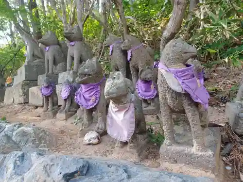 高山稲荷神社の狛犬