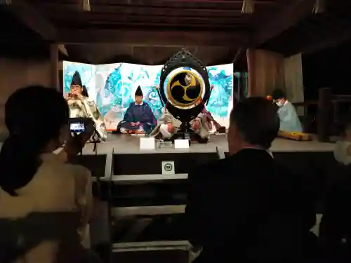 阿智神社の神楽