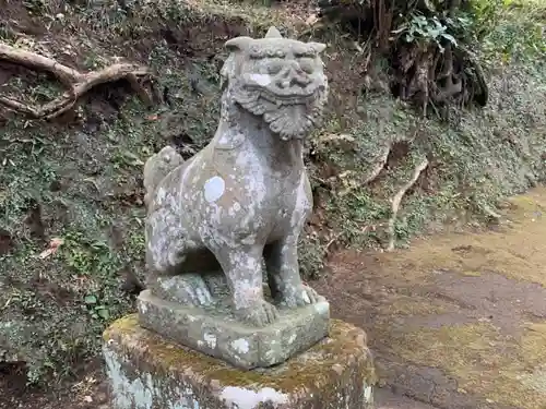 下立松原神社の狛犬