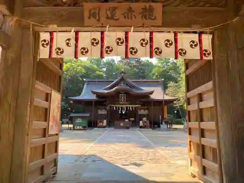水戸八幡宮の山門・神門