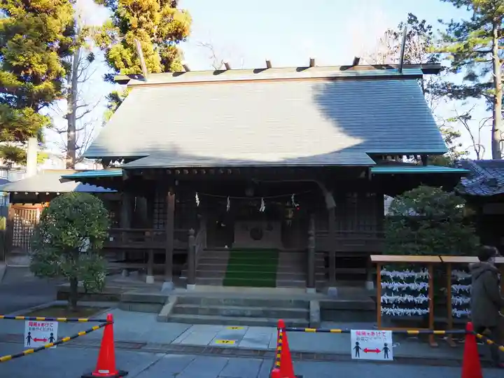 細山神明社の本殿・本堂