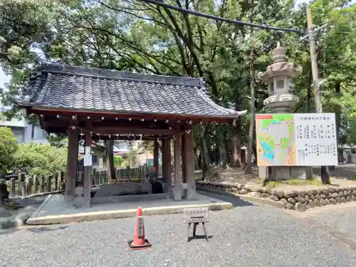川原神社の手水舎