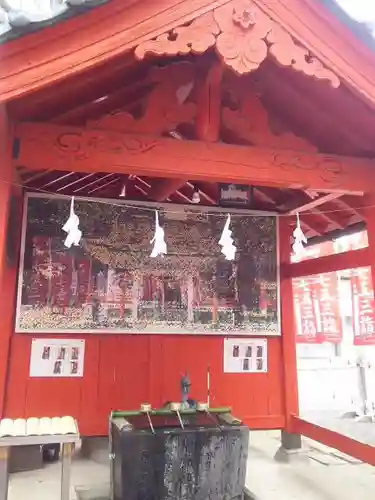 白岡八幡神社の手水