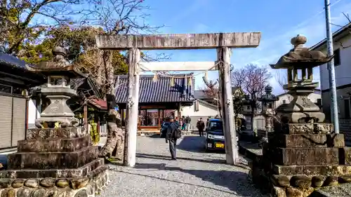 神明生田神社の鳥居