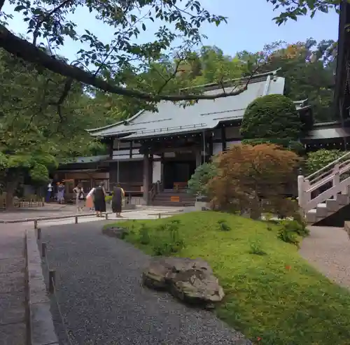 報国寺の本殿・本堂