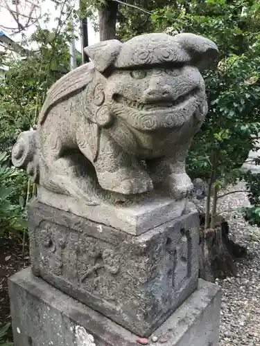 菊田神社の狛犬