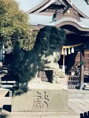 八幡橋八幡神社の狛犬