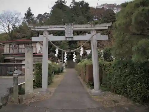 喜連川神社の鳥居