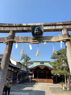 京都ゑびす神社の鳥居