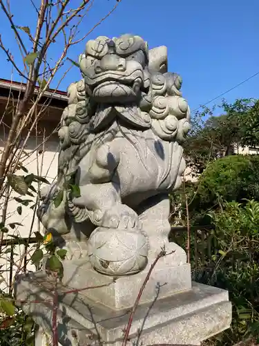 五所神社の狛犬