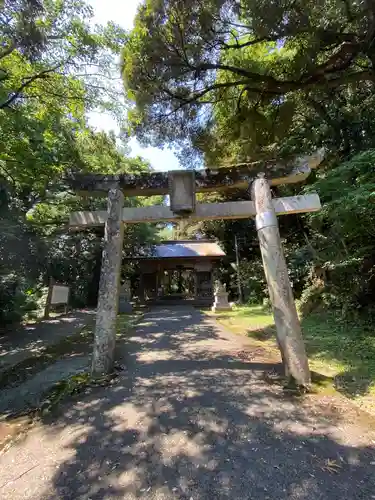 倭文神社の鳥居