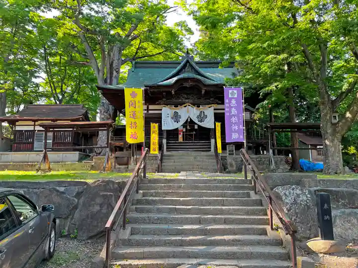 妻科神社の本殿・本堂