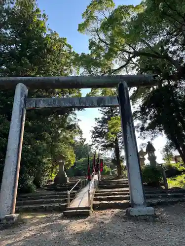 松江城山稲荷神社の鳥居