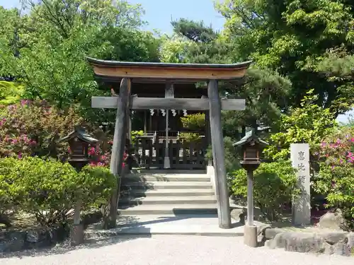 誉田八幡宮の鳥居