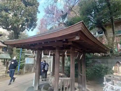 五條天神社の手水