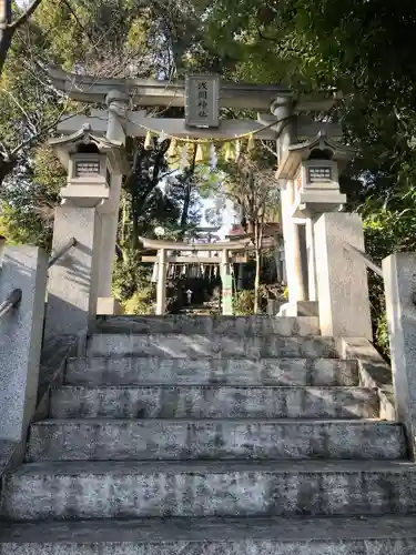 多摩川浅間神社の鳥居