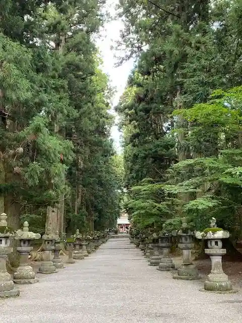 北口本宮冨士浅間神社の景色