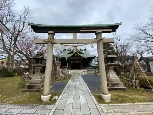 有礒正八幡宮の鳥居