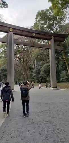 明治神宮の鳥居