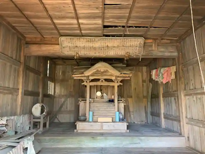 天照神社の本殿・本堂