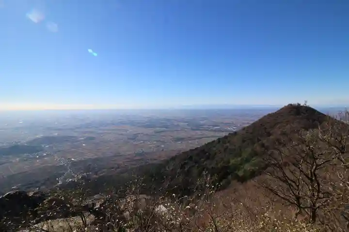 筑波山神社 女体山御本殿の景色