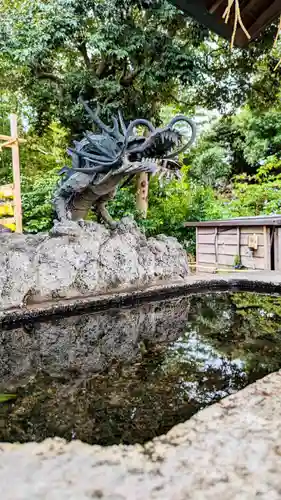 菊田神社の手水舎