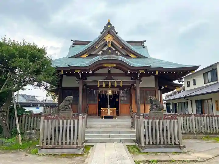 鵜ノ木八幡神社の本殿・本堂