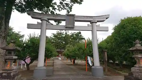 上里菅原神社の鳥居