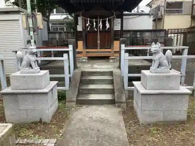西守稲荷神社の狛犬