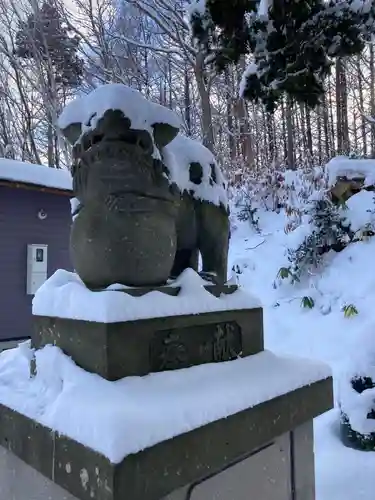 上野幌神社の狛犬